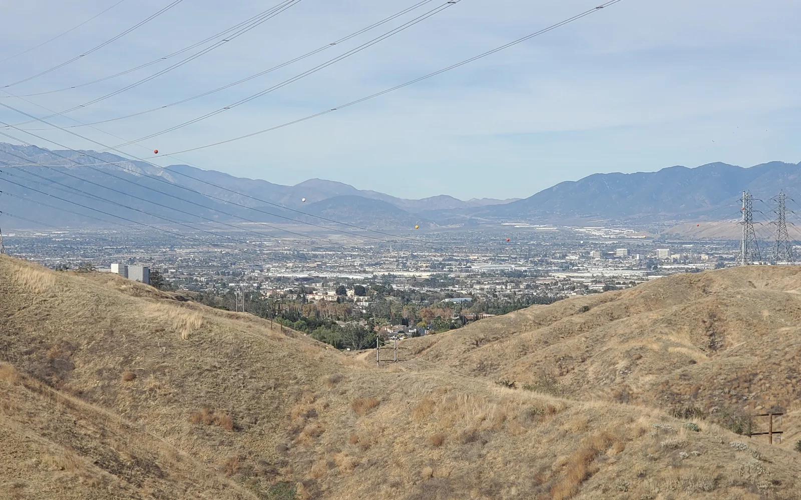 Overlooking Loma Linda from the South Hill Preserve Trailhead